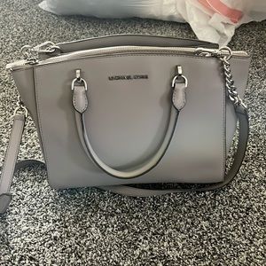 Silver grey Michael Kors handbag